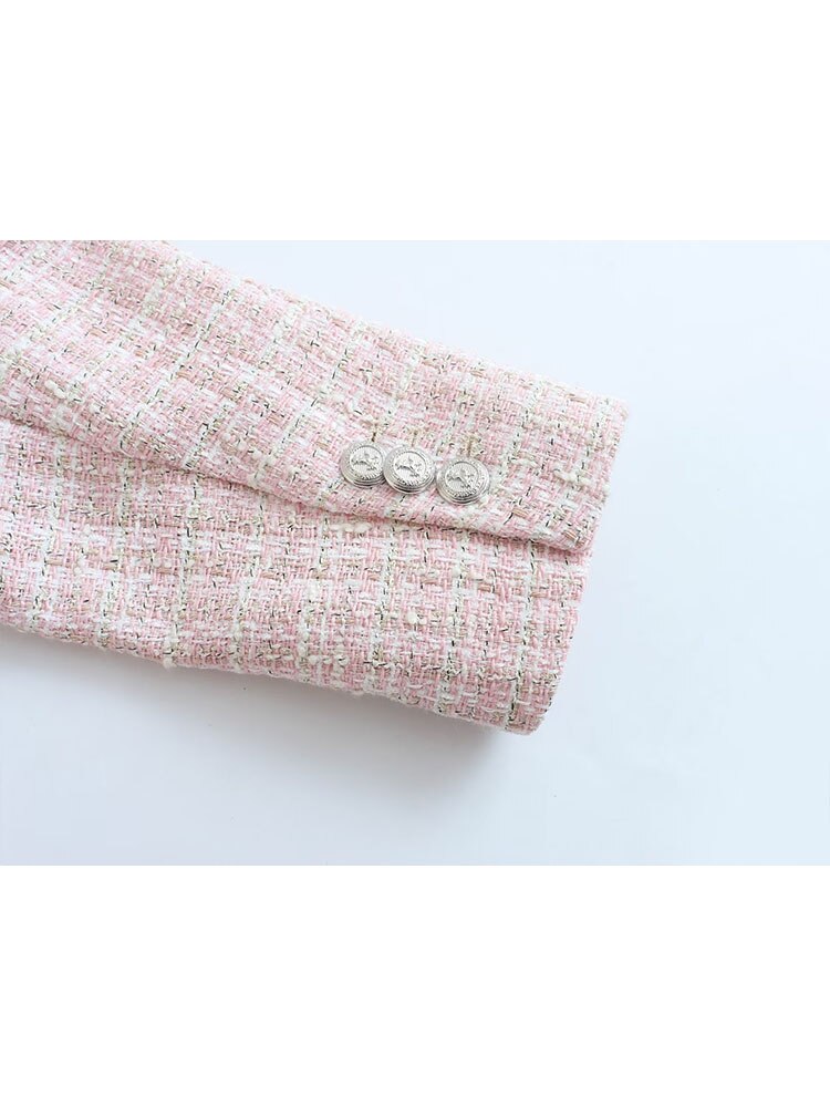 Elegante Damenjacke Tweed Stilvoll - IdealeKleiden
