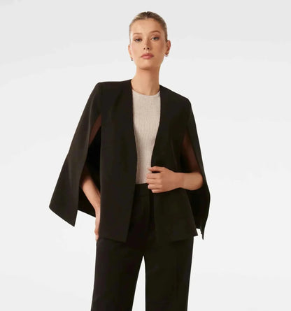 Blazer élégant pour femme style cape