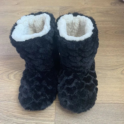 Bottes d'hiver souples Chaussons chauds Confort