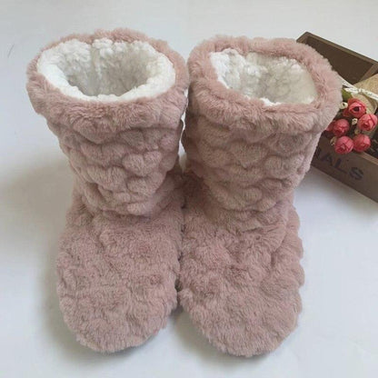 Bottes d'hiver souples Chaussons chauds Confort