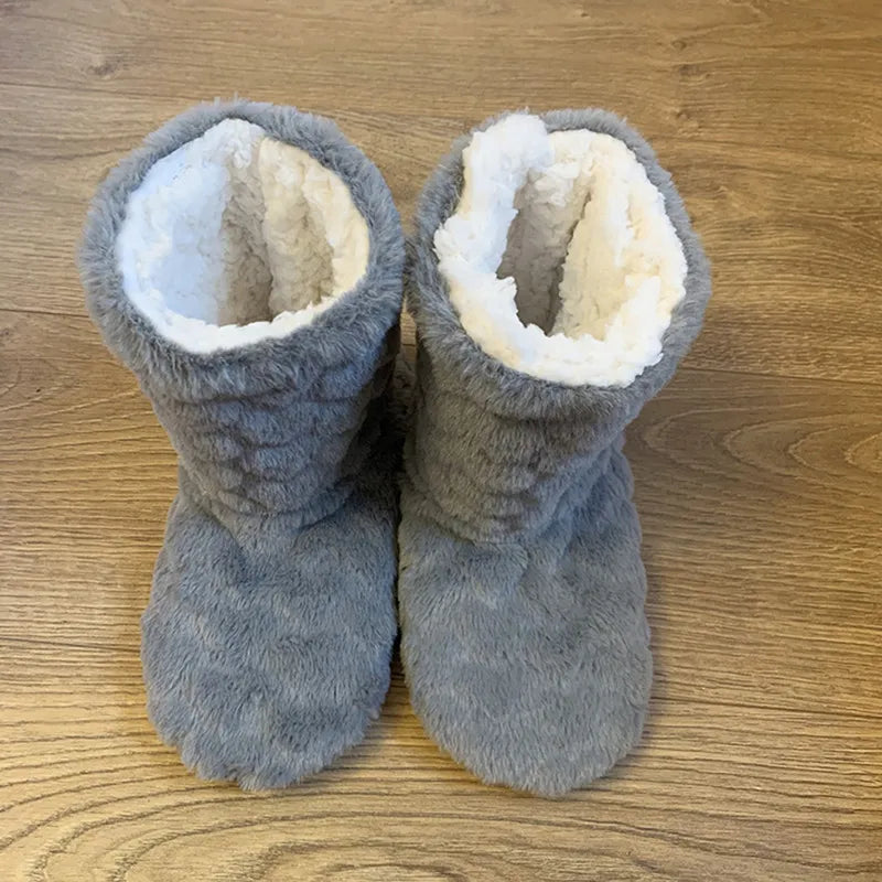 Bottes d'hiver souples Chaussons chauds Confort