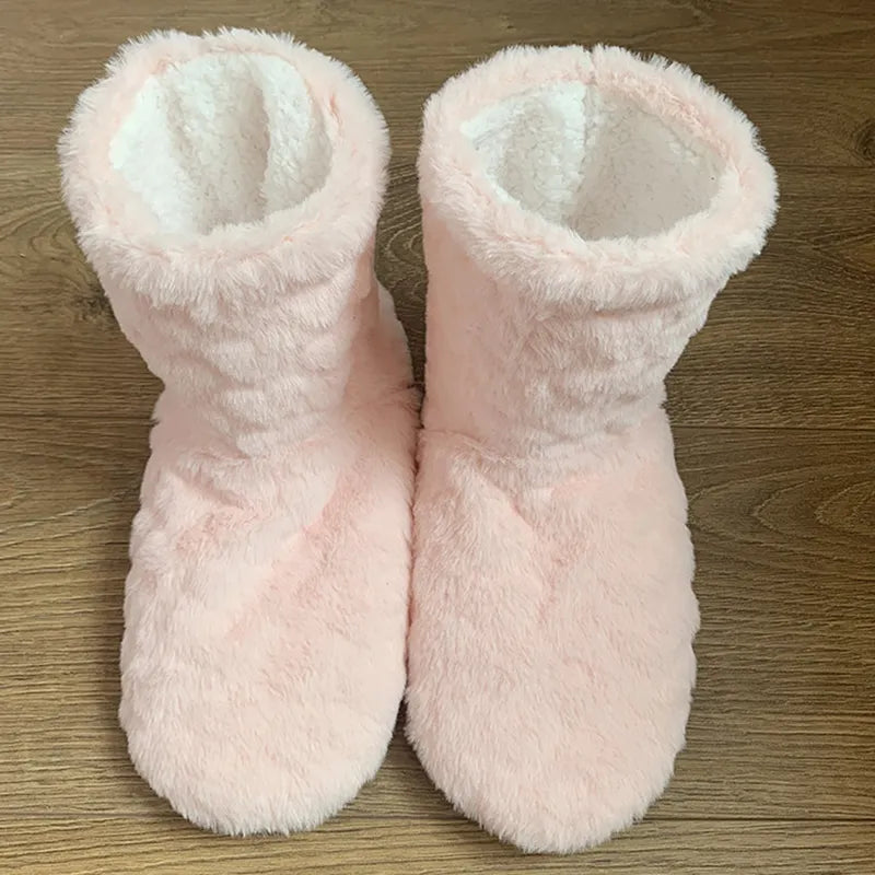 Bottes d'hiver souples Chaussons chauds Confort