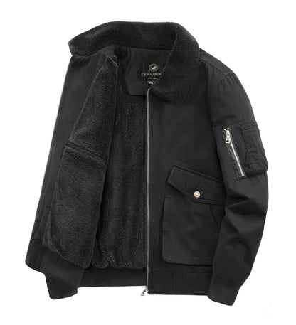 Veste d'hiver pour homme Polaire Classique Chaude