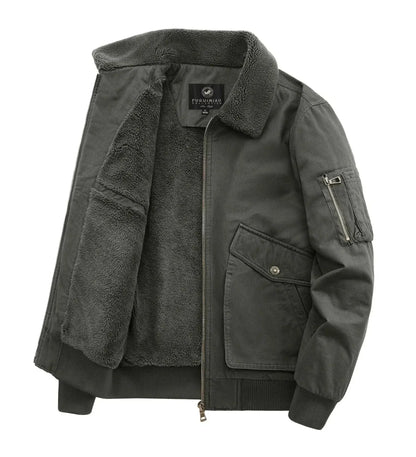 Veste d'hiver pour homme Polaire Classique Chaude