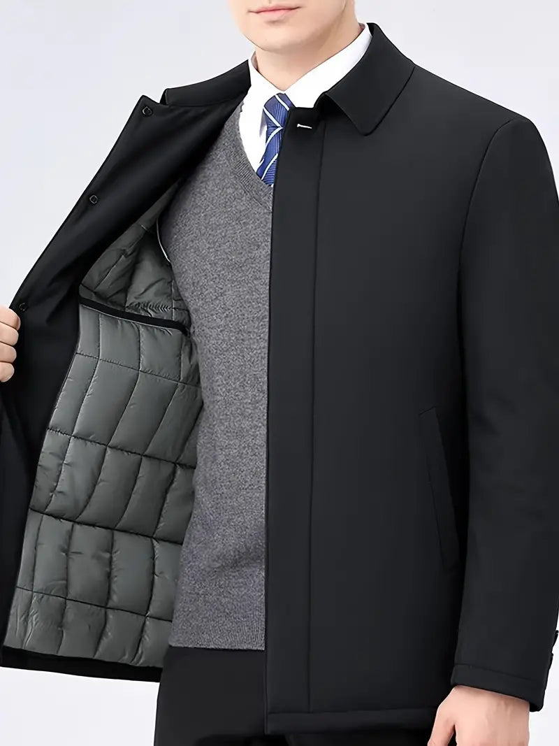 Trench-coat classique élégant pour homme