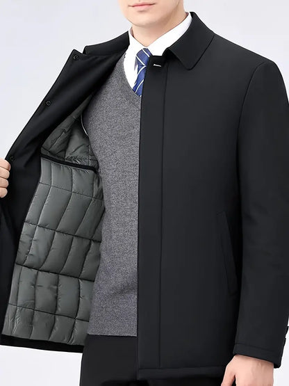 Trench-coat classique élégant pour homme