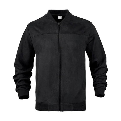 Blouson aviateur en cuir pour hommes léger et élégant