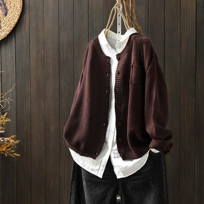 Gilet oversize en maille pour femme