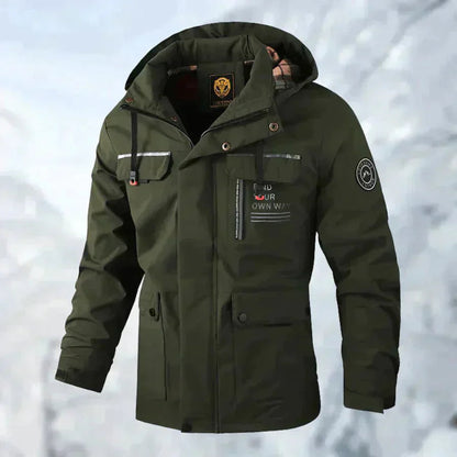 Veste légère pour homme avec fermeture éclair intégrale, style sportif