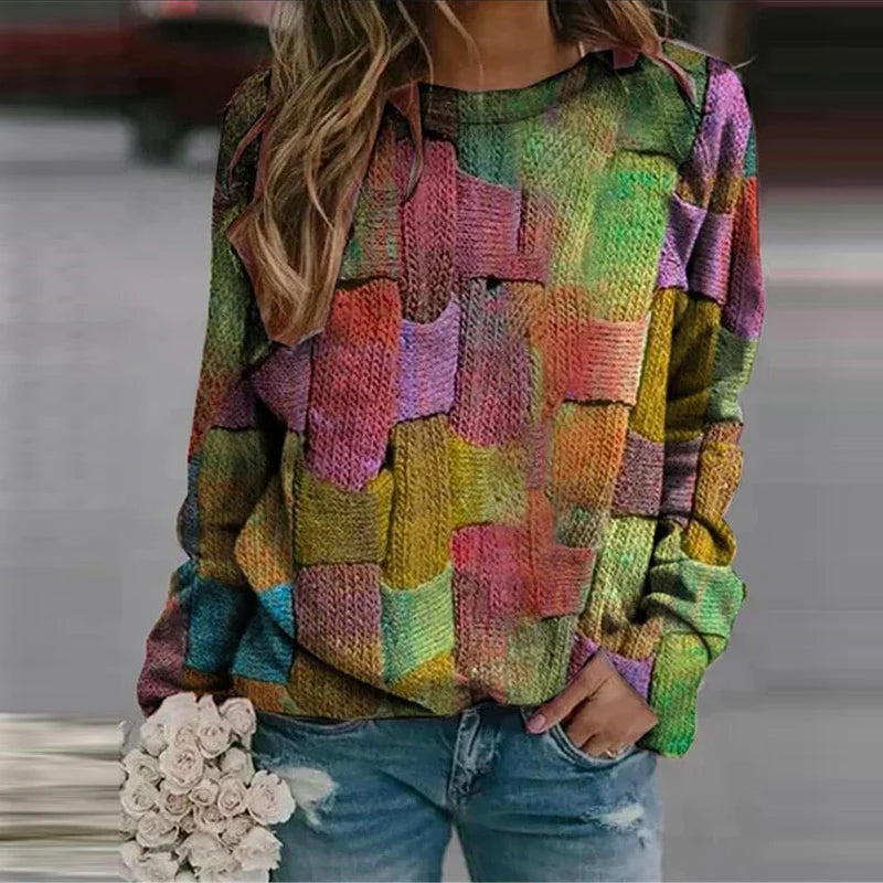 Pull coloré pour femme