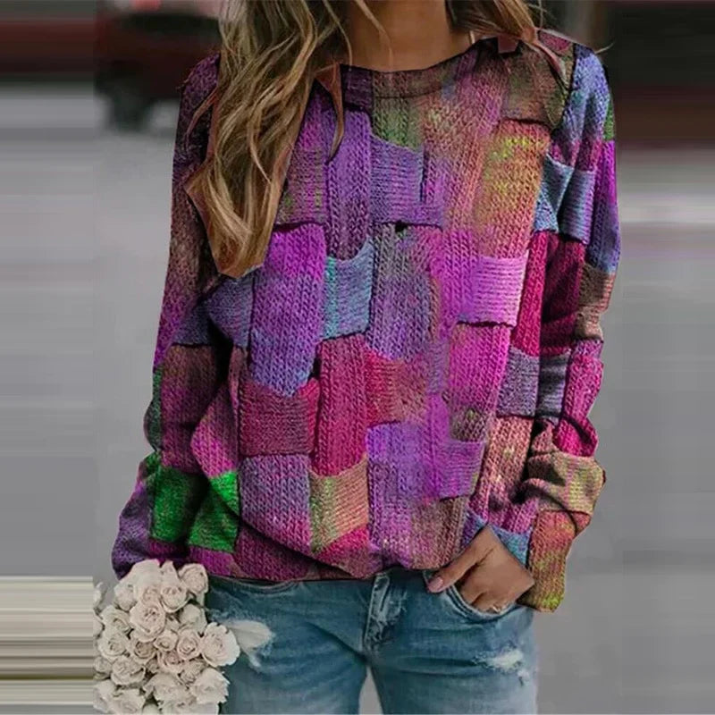 Pull coloré pour femme