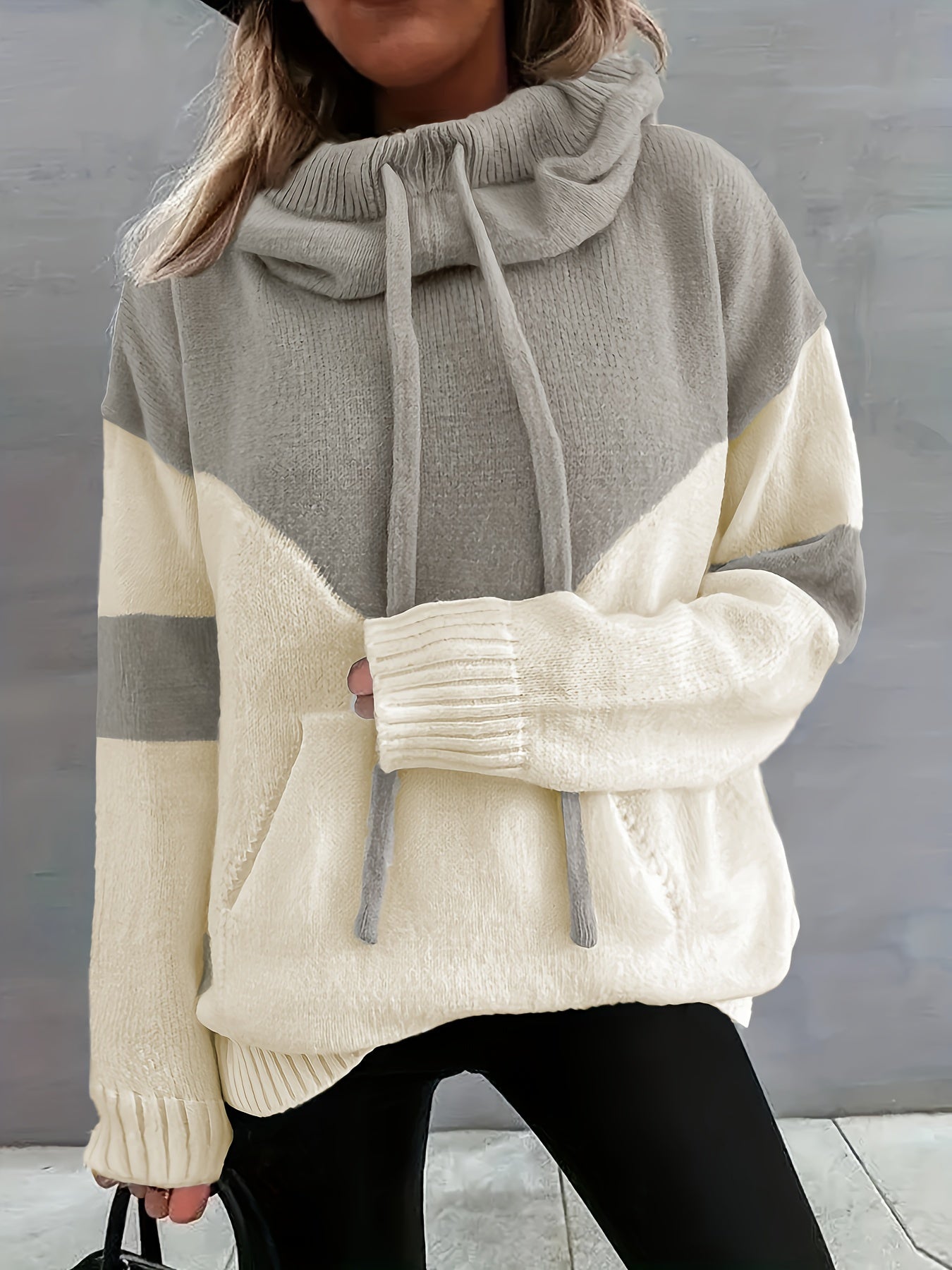 Sweat à capuche confortable avec cordon de serrage