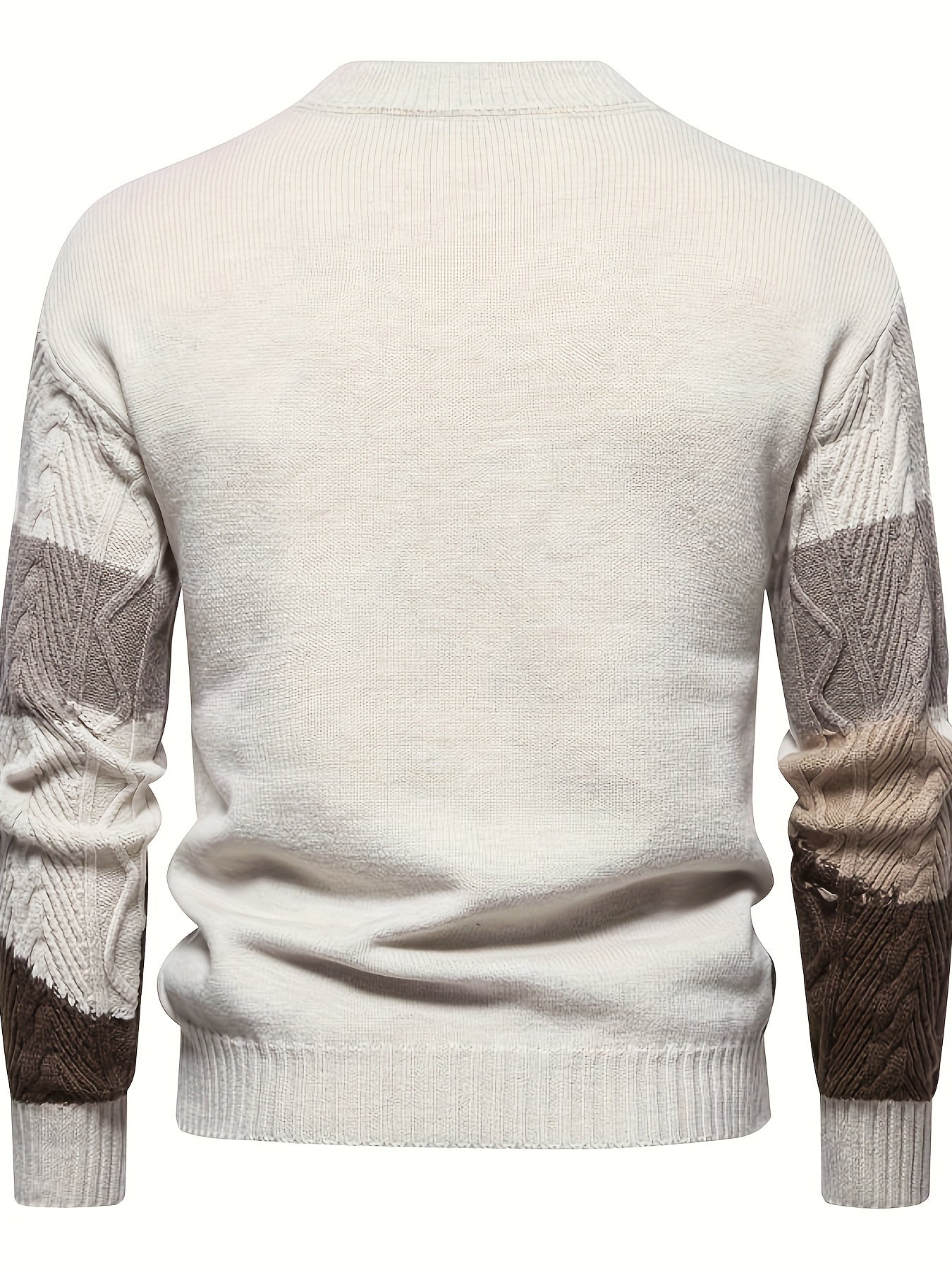 Bequemer Strickpullover Männer Modern - IdealeKleiden