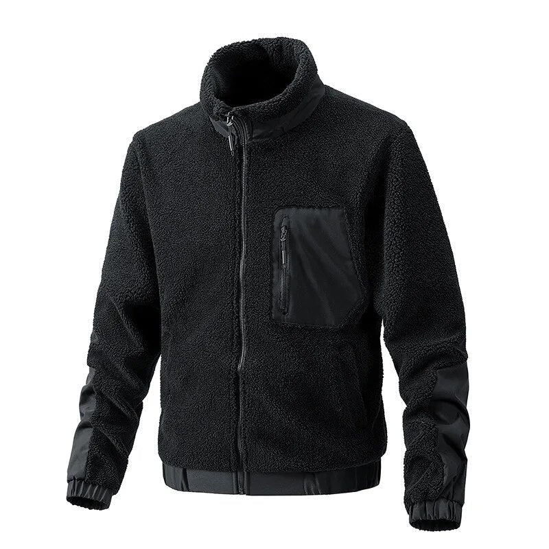 Manteau en laine confortable pour homme - chaud pour l'hiver