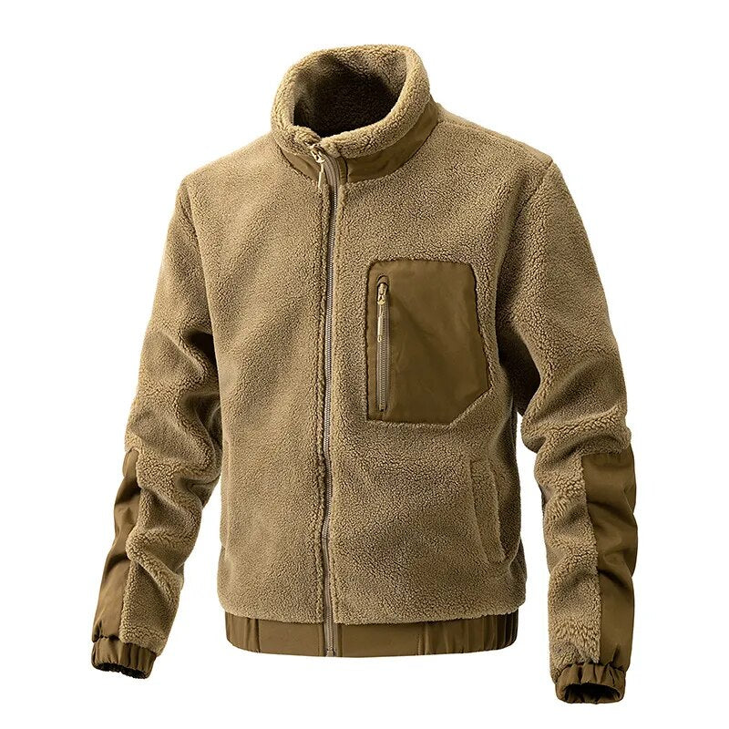 Manteau en laine confortable pour homme - chaud pour l'hiver