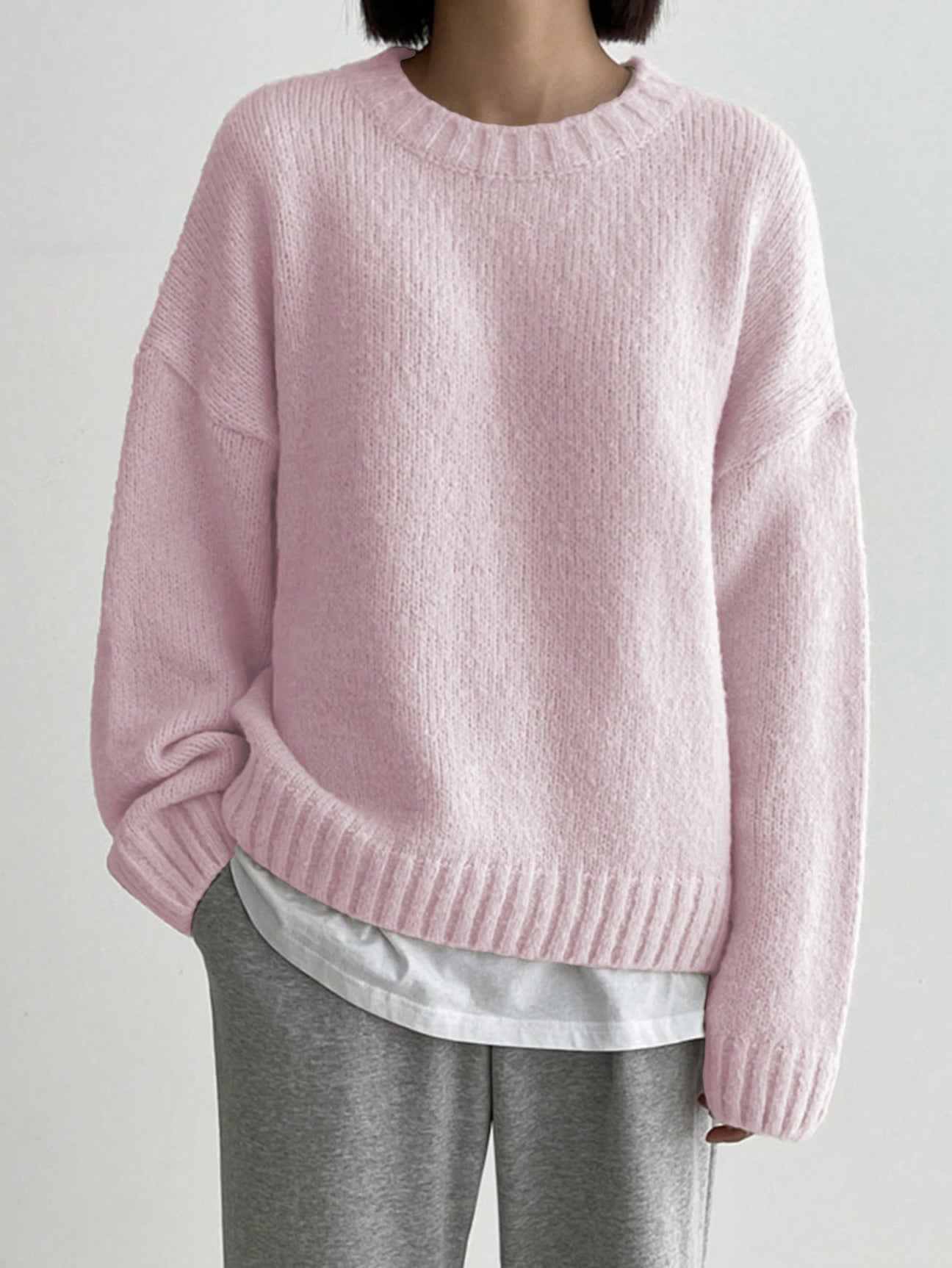 Pull doux pour femme Rose Confort
