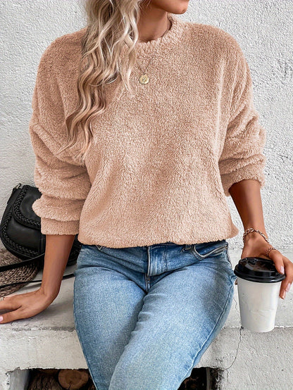 Sweat-shirt douillet en peluche Ours en Teddy confortable