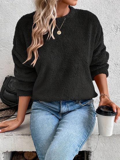 Sweat-shirt douillet en peluche Ours en Teddy confortable