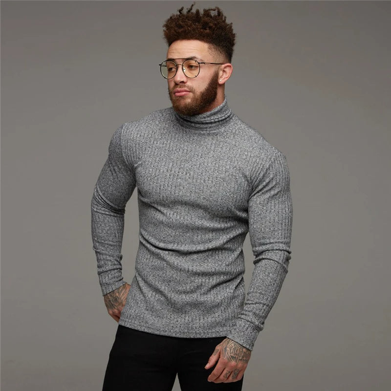 Pull-overs confortables pour femmes, style col roulé