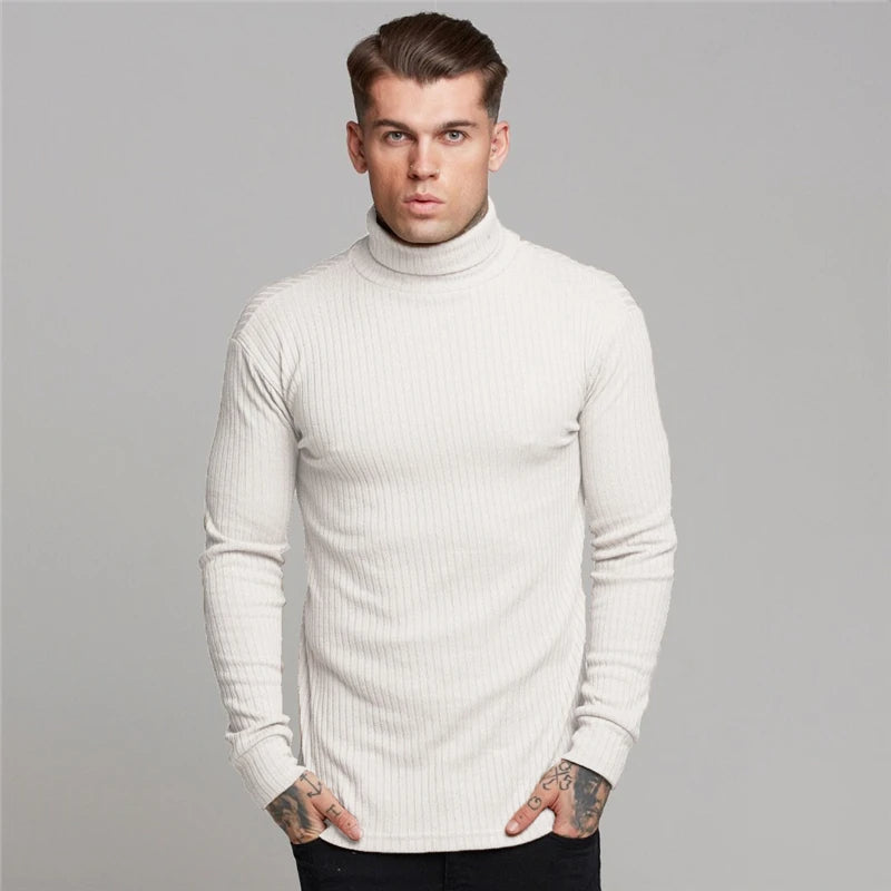 Pull-overs confortables pour femmes, style col roulé