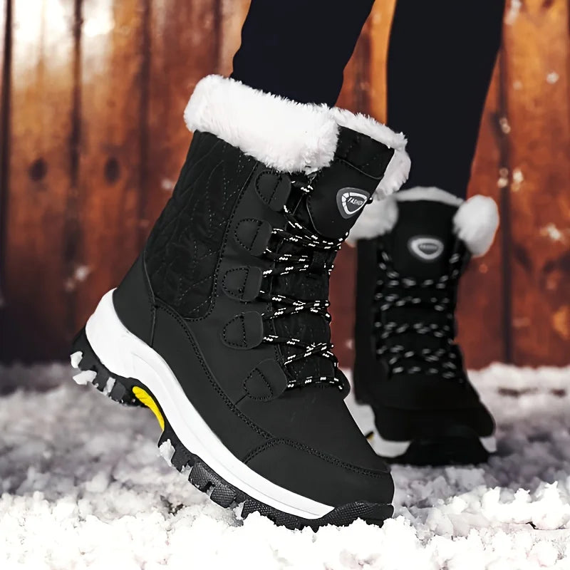 Bequeme Damen Winterstiefel Warm - IdealeKleiden