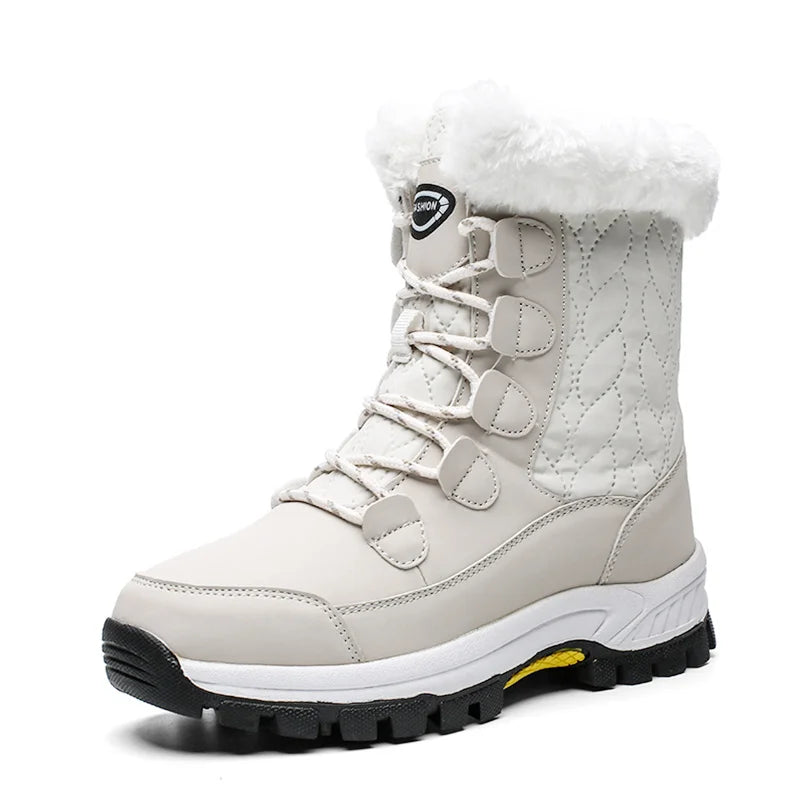 Bottes d'hiver chaudes et confortables pour femme
