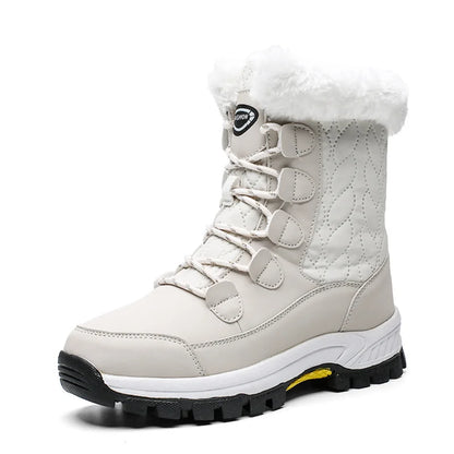 Bottes d'hiver chaudes et confortables pour femme