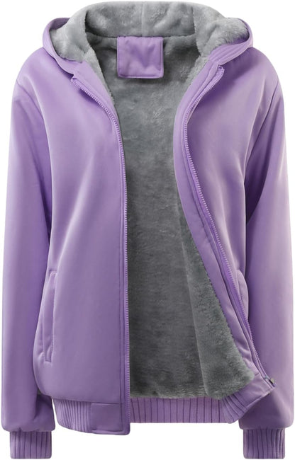 Veste d'hiver femme Confortable Polaire Chaude