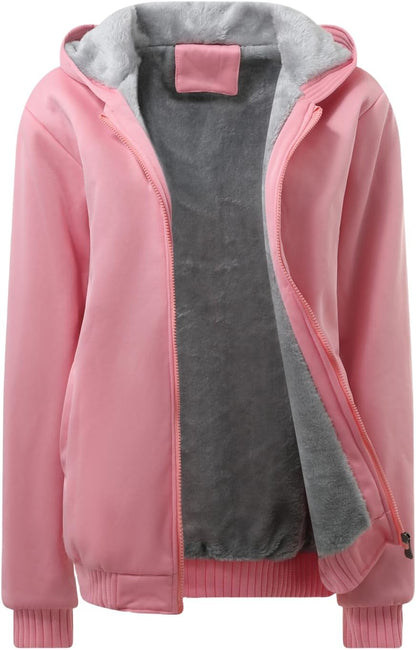 Veste d'hiver femme Confortable Polaire Chaude