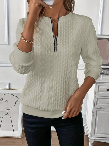 Pull pour femme Confortable Fermeture éclair