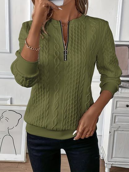 Pull pour femme Confortable Fermeture éclair