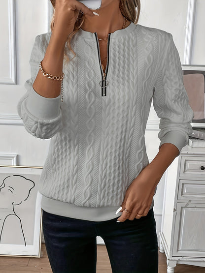 Pull pour femme Confortable Fermeture éclair