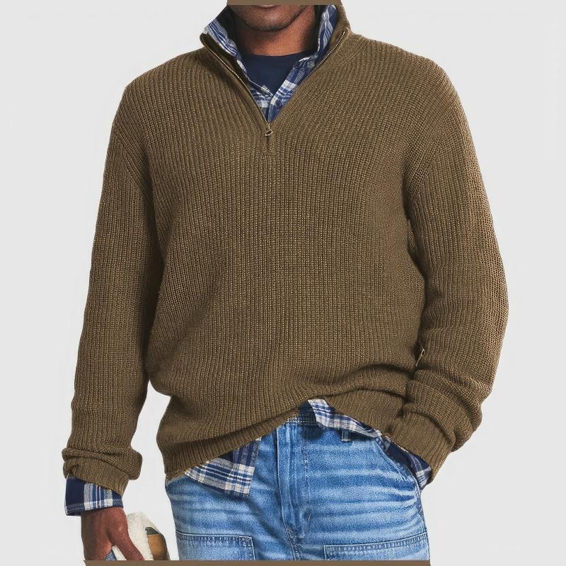 Pull moderne en maille pour homme