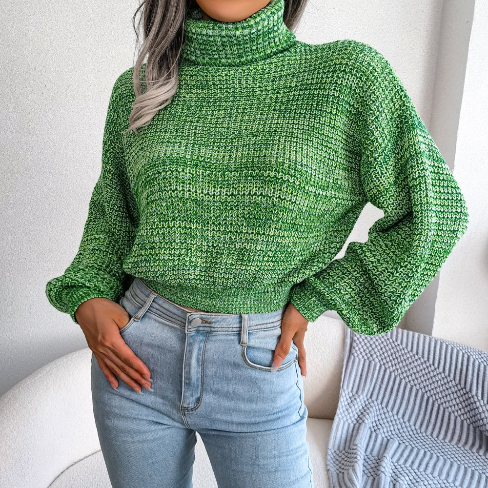 Pulls à col roulé confortables pour femmes