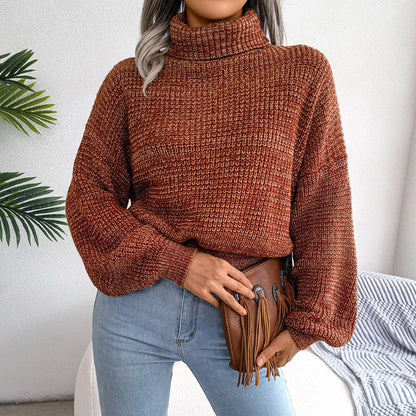 Pulls à col roulé confortables pour femmes