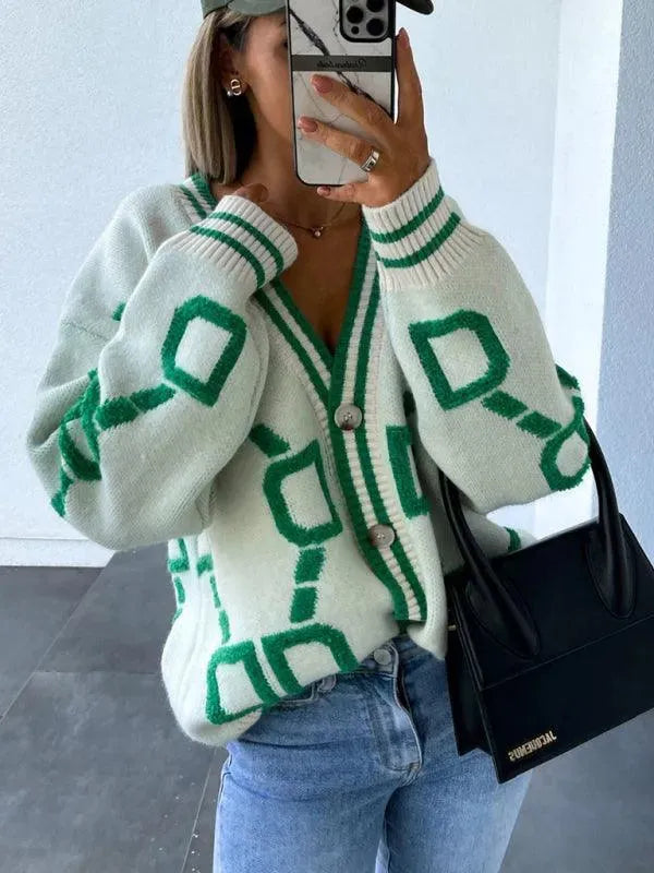 Cardigan élégant coupe oversize