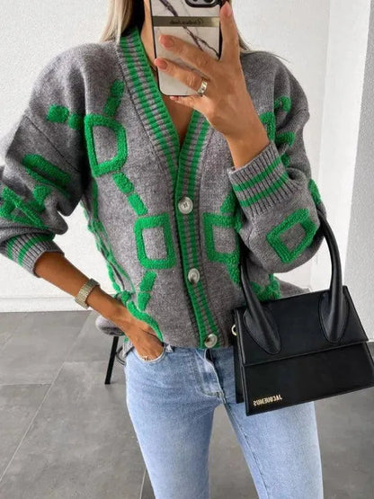 Cardigan élégant coupe oversize