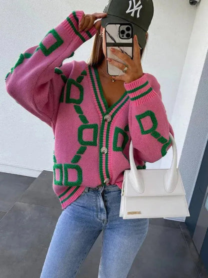 Cardigan élégant coupe oversize