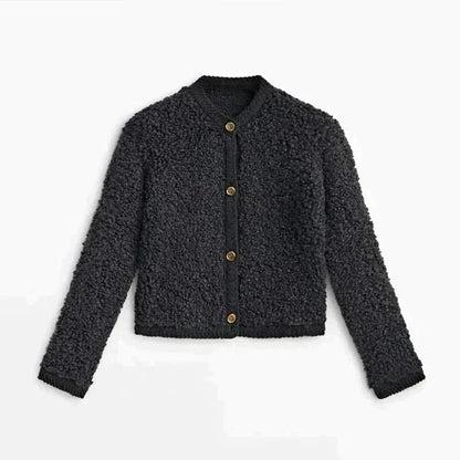 Cardigan doux pour femme, Gilet ultra doux en peluche