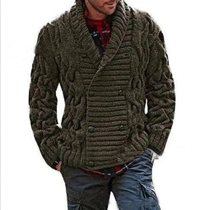 Gilet en maille homme croisé moderne