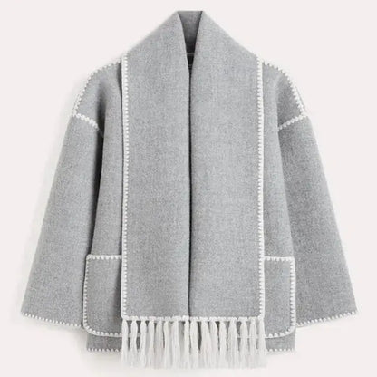 Veste élégante pour femme style col châle