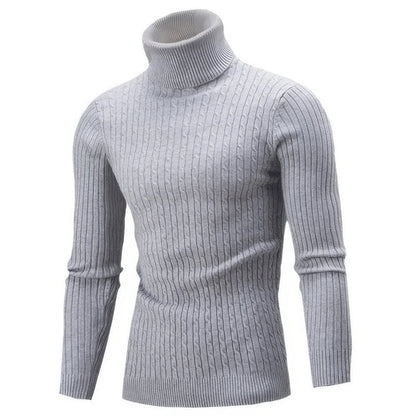 Pull col roulé homme Chaud et confortable
