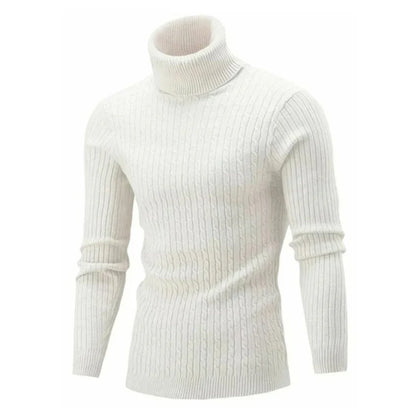 Pull col roulé homme Chaud et confortable