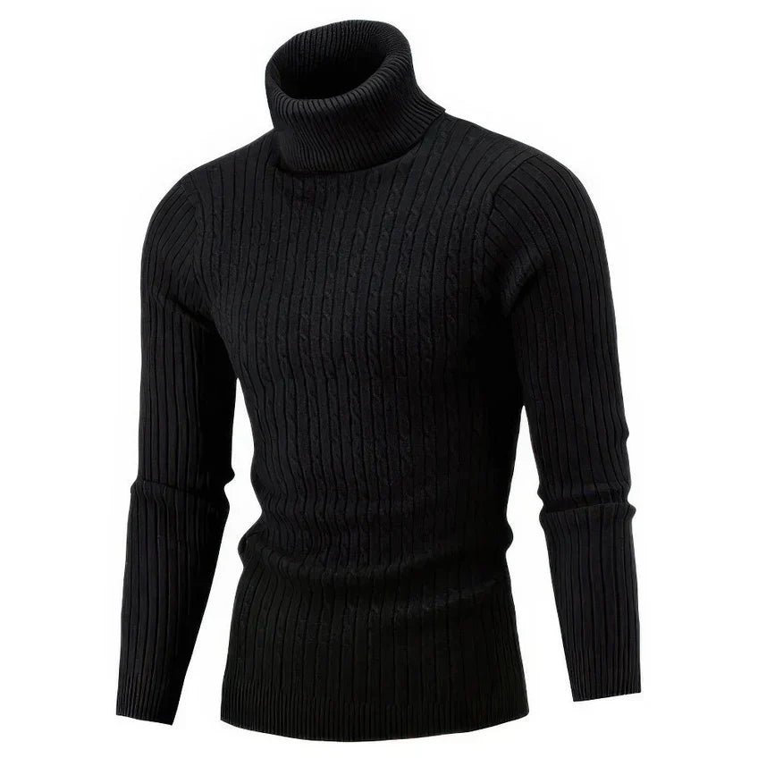 Pull col roulé homme Chaud et confortable