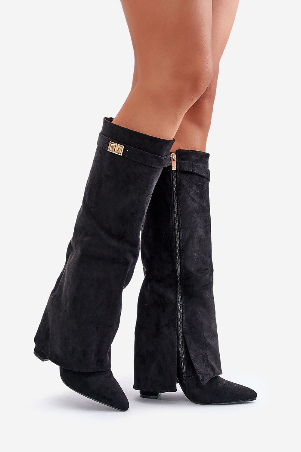Bottes élégantes avec brides pour femme