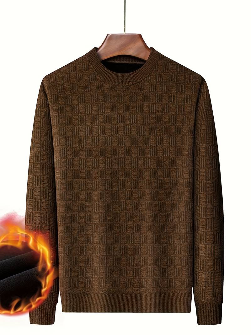 Pull-over homme polaire thermique chaud