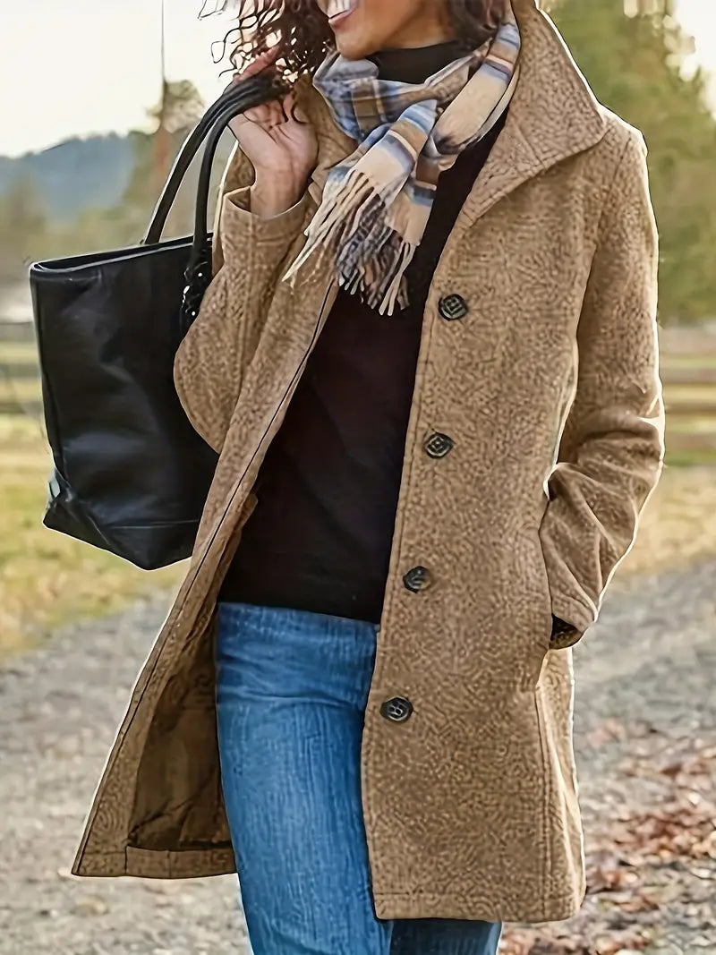 Robe d'hiver chaude | Manteau double face pour femme