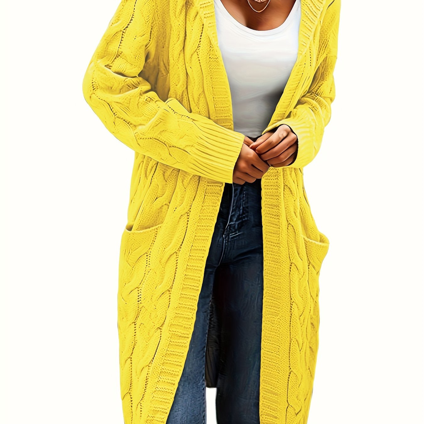 Veste à capuche femme longue élégante