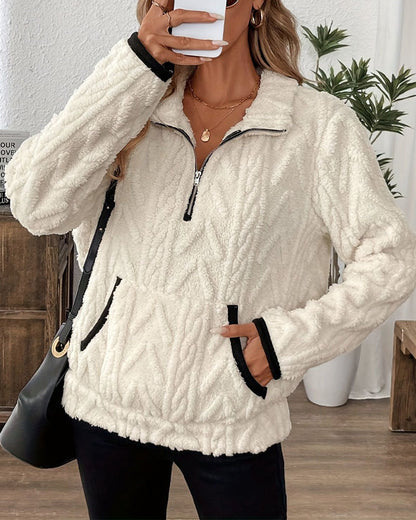 Robe-blazer moelleuse pour femme hiver