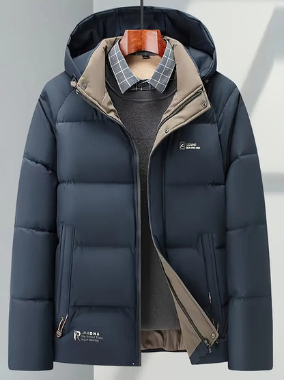 Eleganter Herren Wintermantel Business Stil - IdealeKleiden
